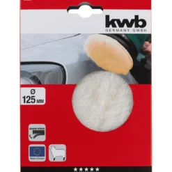 kwbPolierhaube Quick Stick selbsthaftend Lammfell