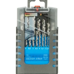 kwbSpiralbohrer Silver Star 19 teilig