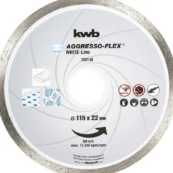 kwbTrennscheiben Aggreso Flex White Line Diamant Durchmesser 115 mm