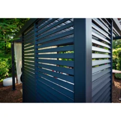 Lamellenwand 300-Serie anthrazit 0,9 x 2,4 m