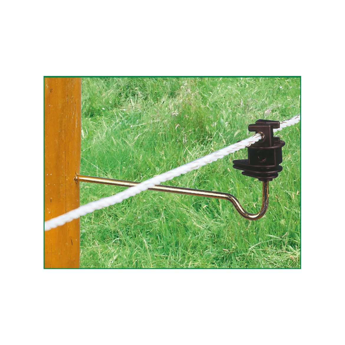 Langstiel-Ringisolator schwarz 10 Stück