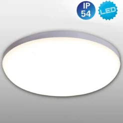 LED Deckenleuchte Garda D 28 cmH 5,5 cm, weiss satiniert