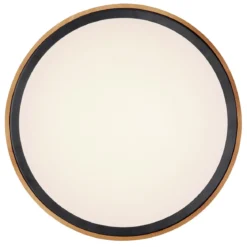 LED DL Bruno D43,7cm holz-schwarz24W 1000lm CCT3000/4500/6000K