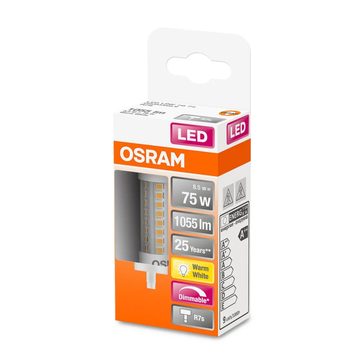 LED Spezial Line78 dim R7s 1.055lm 2.7K75 W Ersatz warmweiss