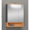 LED-Spiegelschrank Nelle anthrazit Eiche Country 60 cm