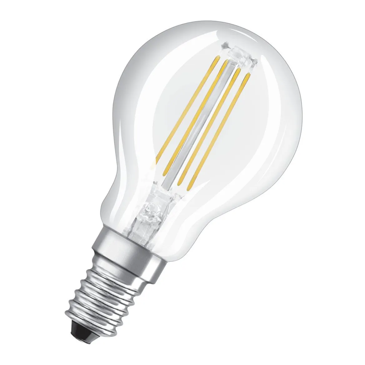 LED Tropfen dim E14 470lm 2.700 K40 W Ersatz warmweiss Filament klar