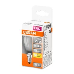 LED Tropfen E14 250lm 2.700K 25 WErsatz warmweiss Filament matt