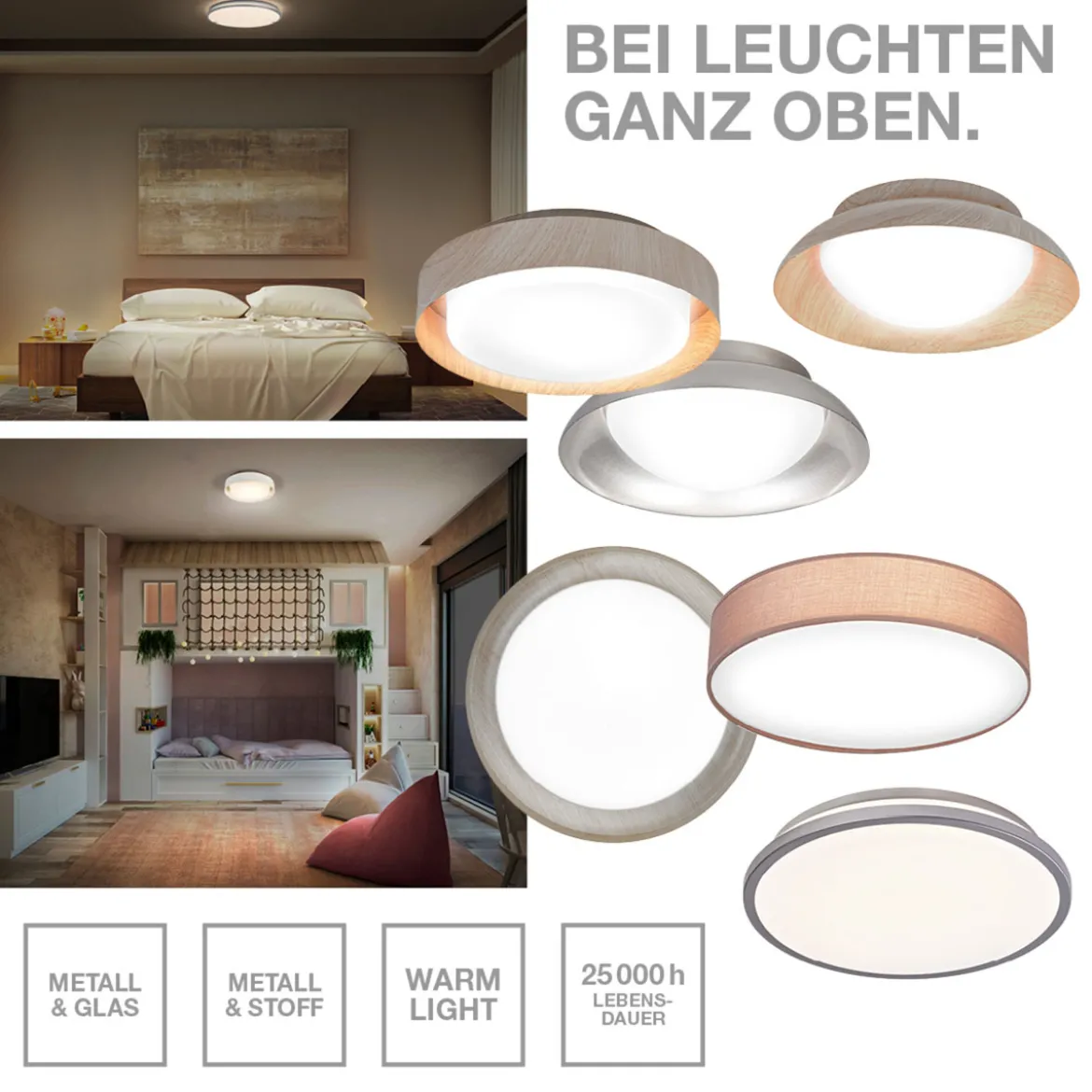Ledvance Orbis Dublin 300 mm 16W830 Silber