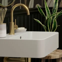 LENZ Waschtischarmatur Moana Easy-Clean Gold