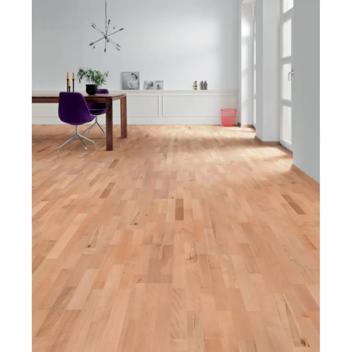 Living by HARO Parkett Schiffsboden 11mm Buche gedämpft Supermatt