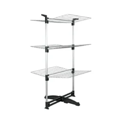 Metaltex Turm-Wäschetrockner Ciclone Vario 78 x 137 x 68 cm silber