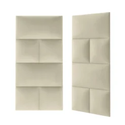 Mollis Polsterpaneele beige 30 x 30 cm