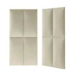 Mollis Polsterpaneele beige 60 x 30 cm