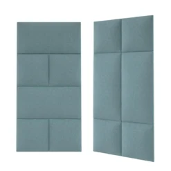 Mollis Polsterpaneele blau 30 x 30 cm