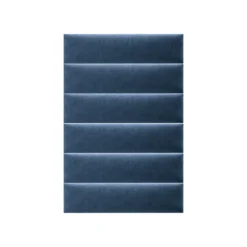 Mollis Polsterpaneele blau 60 x 15 cm
