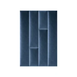 Mollis Polsterpaneele blau 60 x 15 cm