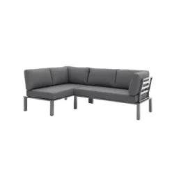 MWH Lounge-Set Widoo, 3-teilig,Aluminium eisengrau