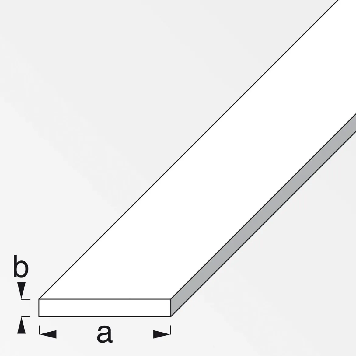 MyTool Flachstange 30 x 2 cm silber