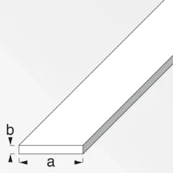 MyTool Flachstange 15 x 2 mm 1m silber