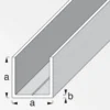 MyTool U-Profil 19,5 mm 2,5m blank