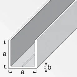 MyTool U-Profil 19,5 mm 2,5m weiß