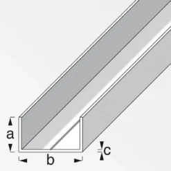 MyTool U-Profil 11,5 x 19,5 mm 1m blank