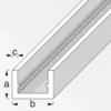 MyTool U-Profil 10 x 16,5 x 1,5 mm 2m silber