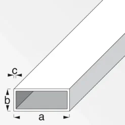 MyTool Vierkant-Rohr 30 x 20 x 1,5 mm 1m kaltgewalzt