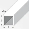 MyTool Vierkant-Rohr 25 x 25 x 1,5 mm 1m silber