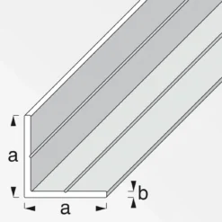 MyTool Winkel 19,5 mm 1m gleichschenklig weiß