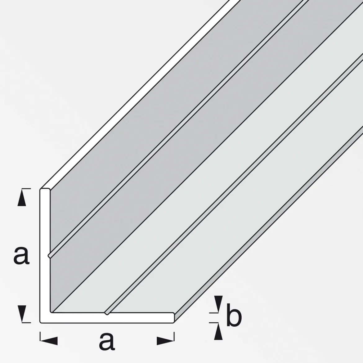 MyTool Winkel 23,5 mm 1m gleichschenklig blank