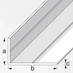 MyTool Winkel 11,5 x 19,5 mm 1m ungleichschenlig blank