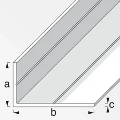 MyTool Winkel 15,5 x 27,5 mm 1m ungleichschenklig weiß