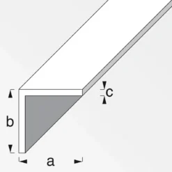 MyTool Winkel 30 x 30 x 2,0 mm 1m silber-eloxiert