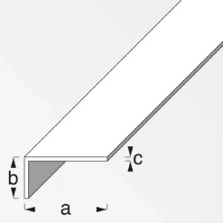 MyTool Winkel20 x 10 x 1,5 mm 2m weiß