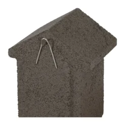 Nistkasten Holzbeton 32mm, grau