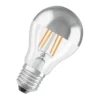 Osram LED-Leuchtmittel-Glühbirne silber E27 warmweiß dimmbar
