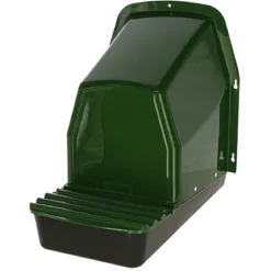 Outdoor-Legenest mit Fangschale 37 x 49,5 x 44 cm dunkelgrün