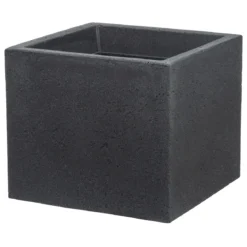 Outdoor-Pflanzgefaess Ccube Stony black240/30