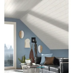 Paneel Basic Eiche weiß 260 x 15,4 cm