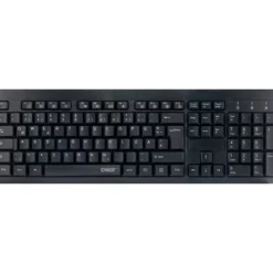 PC Tastatur kabellos schwarz