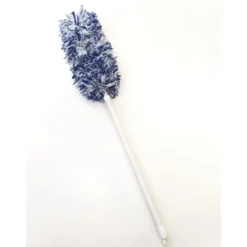 Peggy-Perfect Staubwedel Mikrofaser Telestiel blau/weiß