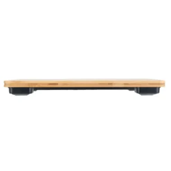 Personenwaage Bambus LCD 30x30 cm braun
