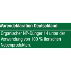 Plantiflor Bio Hornspäne 2,5 kg