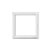 PVC Fenster 71 3-fach Glas 1200/1200LS1flg. DK weiss/weiss
