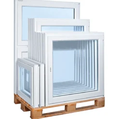 PVC Fenster 71 3-fach Glas 0800/1200LS1flg. DK weiss/weiss