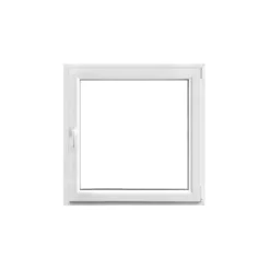PVC Fenster 71 3-fach Glas 0800/0600RS1flg. DK weiss/weiss
