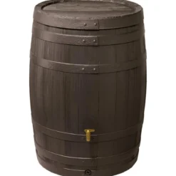 4rain Regenfass VINO 400 L dunkelbraun