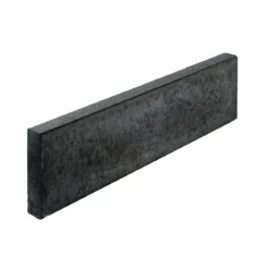 Rasenbord 6x25x100cm anthrazit einseitiggefast