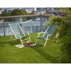 Rasen Deluxe Kunstrasen Sansibar rund 55 cm